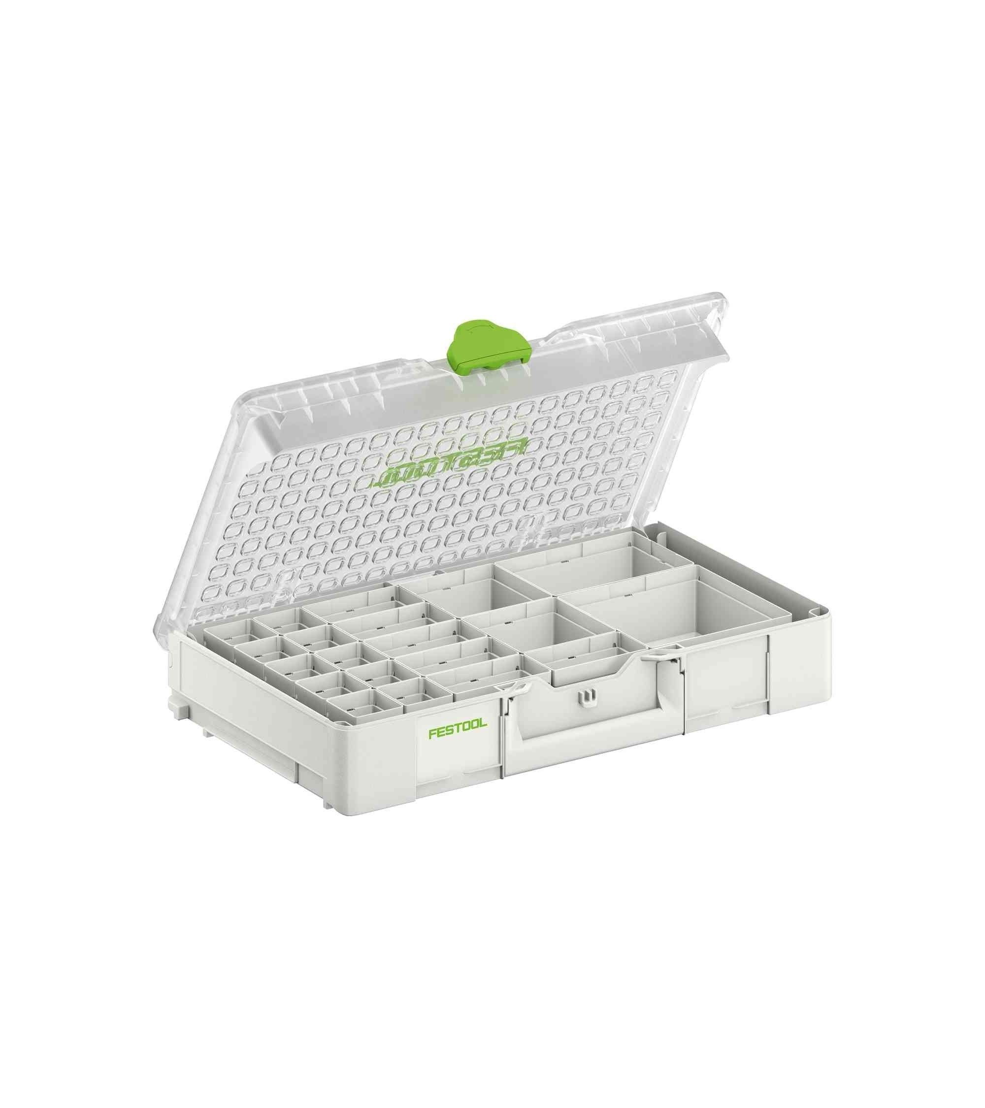 Festool Systainer³ Organizer SYS3 ORG L 89 20xESB, KAINA BE PVM: 98.68, KODAS: 204856 | 007