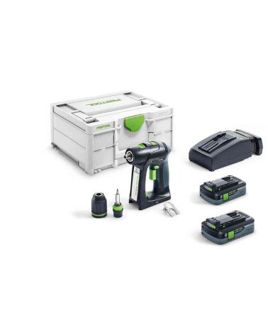 Festool Аккумуляторная дрель-шуруповёрт C 18 HPC 4,0 I-Plus, KAINA BE PVM: 506.979, KODAS: 576435 | 009