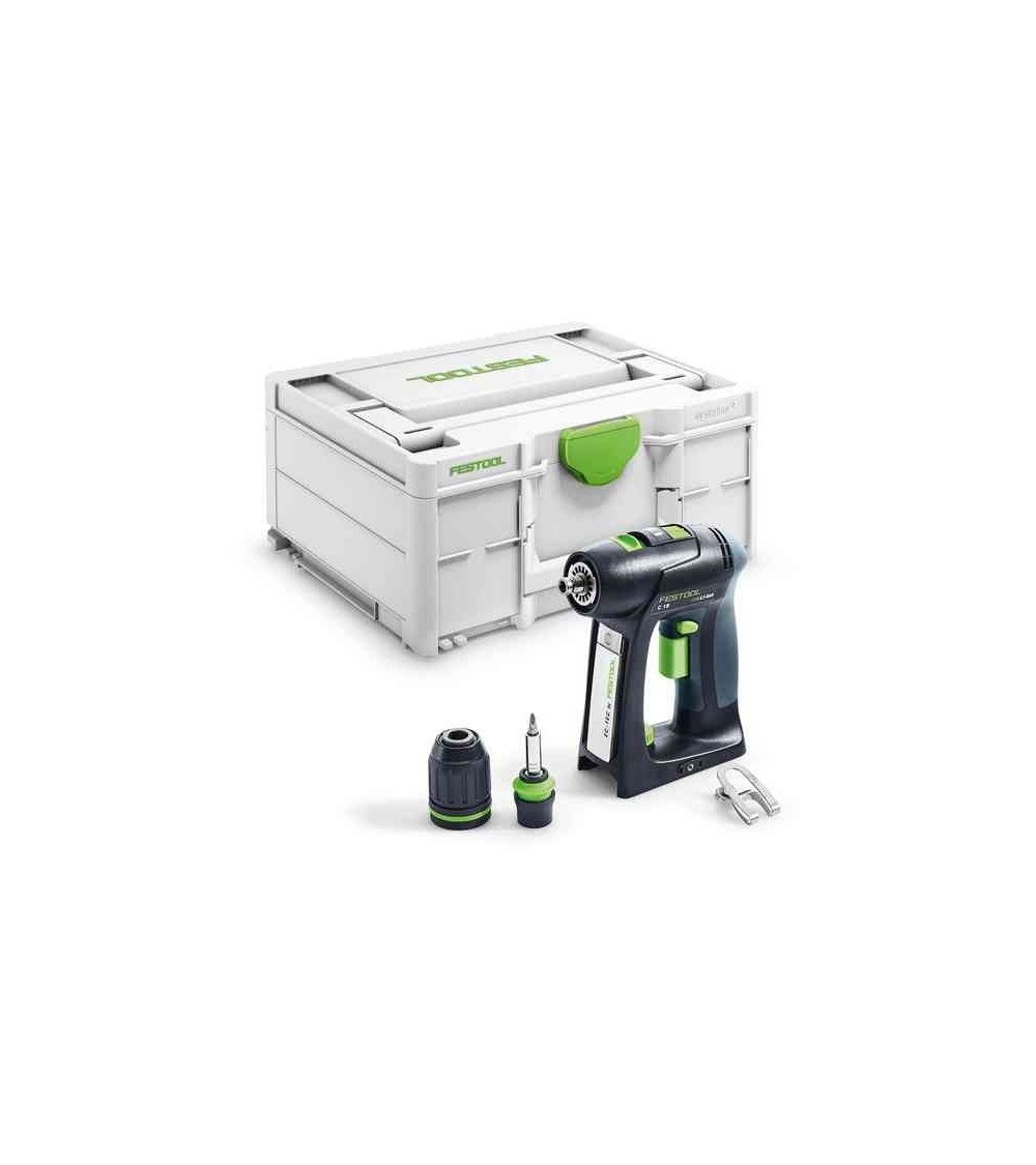 Festool Аккумуляторная дрель-шуруповёрт C 18-Basic, KAINA BE PVM: 247.158, KODAS: 576434 | 008