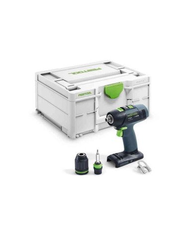 Festool Аккумуляторная дрель-шуруповёрт T 18+3-Basic, KAINA BE PVM: 247.158, KODAS: 576448 | 008