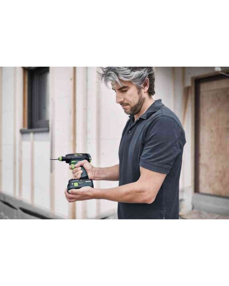 Festool Akumuliatorinis gręžtuvas-suktuvas T 18+3 HPC 4,0 I-Plus, KAINA BE PVM: 506.979, KODAS: 576446 | 003