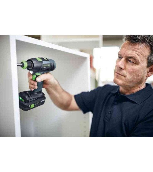 Festool Аккумуляторная дрель-шуруповёрт T 18+3 HPC 4,0 I-Plus, KAINA BE PVM: 506.979, KODAS: 576446 | 005