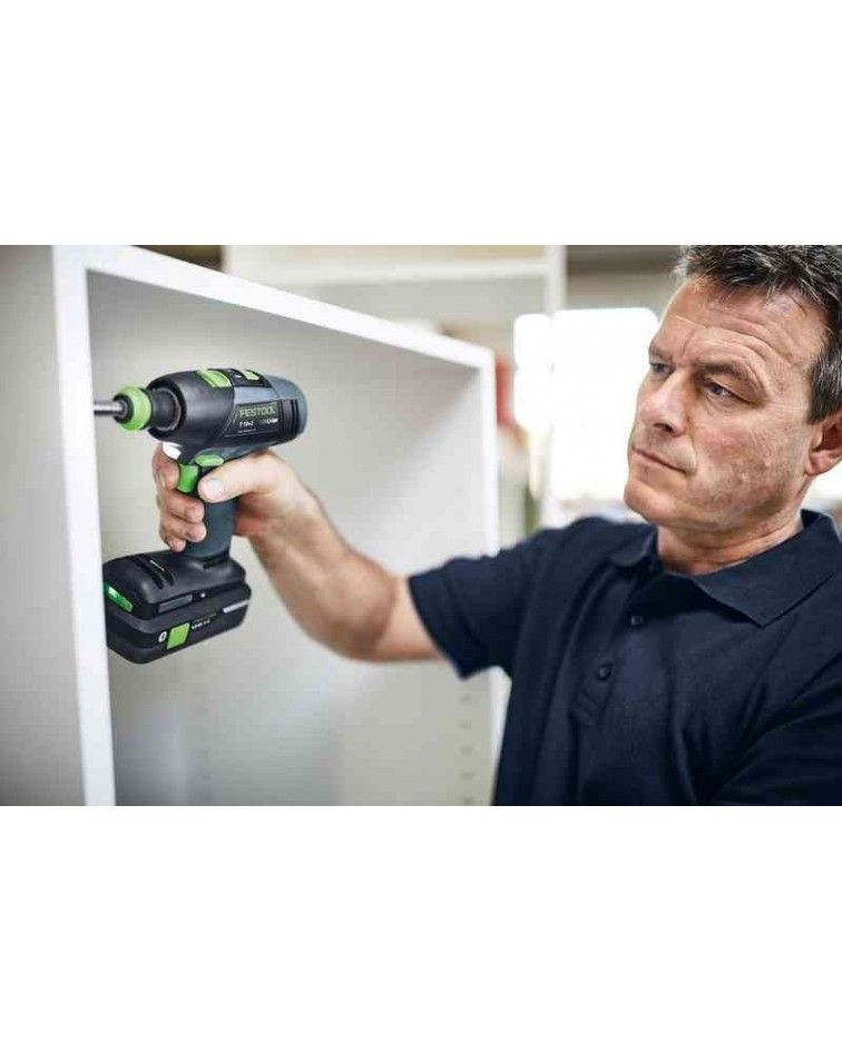 Festool Akumuliatorinis gręžtuvas-suktuvas T 18+3 HPC 4,0 I-Plus, KAINA BE PVM: 506.979, KODAS: 576446 | 005