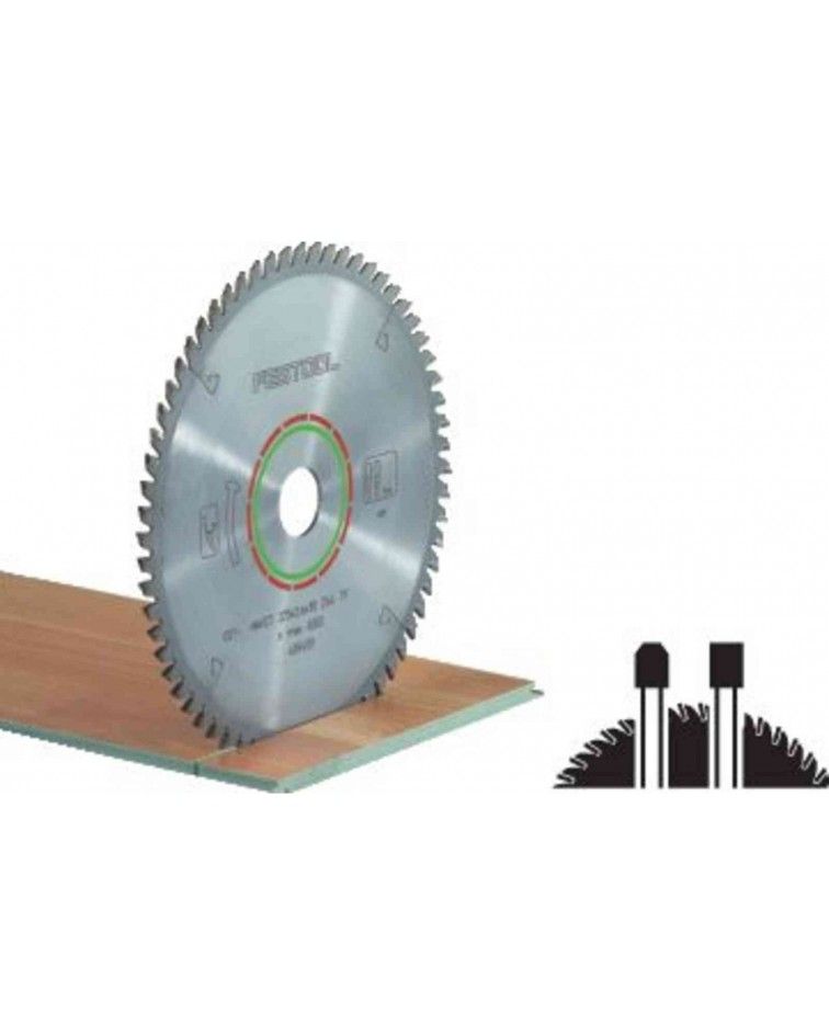 Festool Saw blade HW 254x2,4x30 TF80 L LAMINATE/HPL, KAINA BE PVM: 156.744, KODAS: 575977 | 001