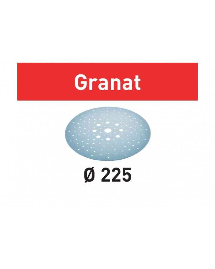 Festool Šlifavimo lapelis Granat STF D225/128 P120 GR/5, KAINA BE PVM: 13.365, KODAS: 205666 | 002