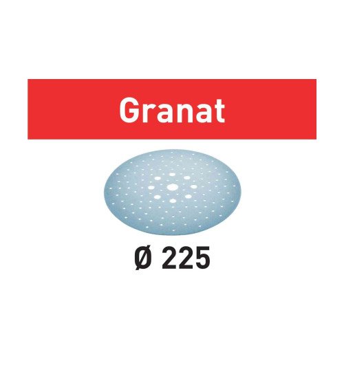 Festool Шлифовальные круги STF D225/128 P180 GR/25 Granat, KAINA BE PVM: 46.269, KODAS: 205660 | 001
