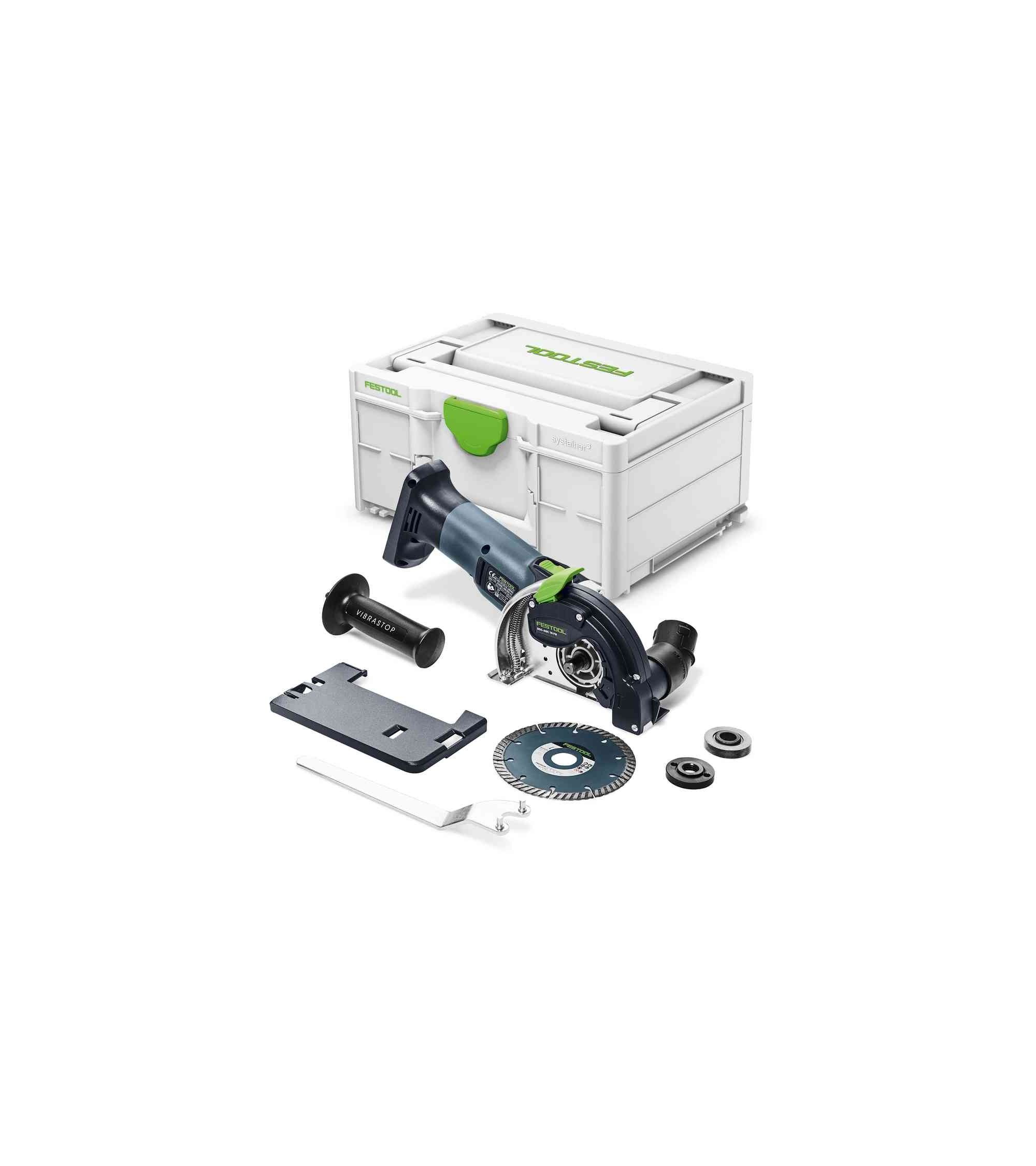 Festool Akumuliatorinė deimantinio pjaustymo sistema DSC-AGC 18-125 FH EB-Basic, KAINA BE PVM: 450.36, KODAS: 576829 | 001