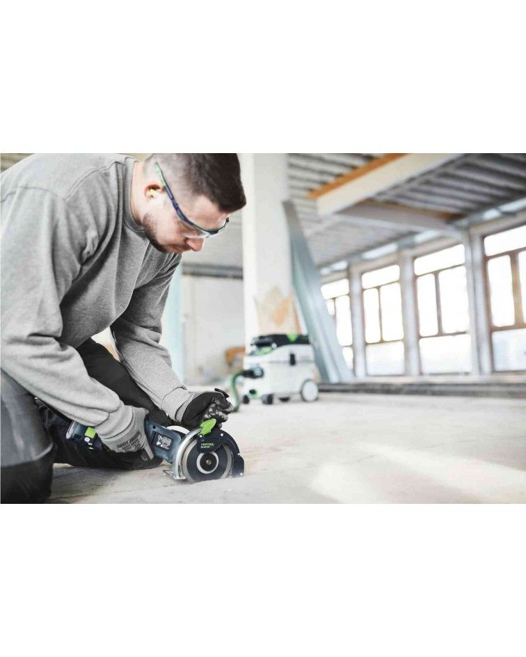 Festool Akumuliatorinė deimantinio pjaustymo sistema DSC-AGC 18-125 FH EB-Basic, KAINA BE PVM: 450.36, KODAS: 576829 | 003