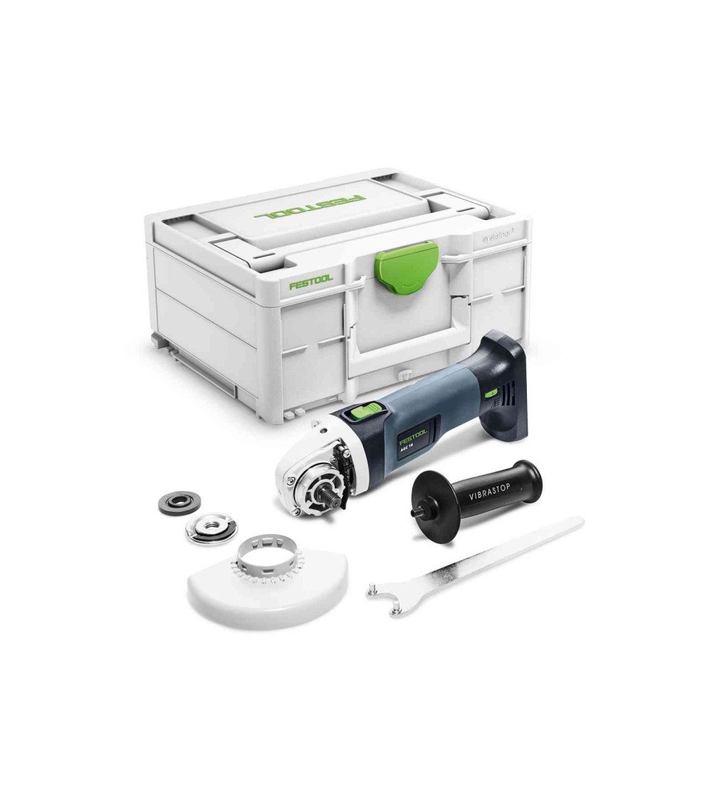 Festool Аккумуляторные углошлифовальные машинки AGC 18-125 EB-Basic, KAINA BE PVM: 400.61043, KODAS: 576825 | 001