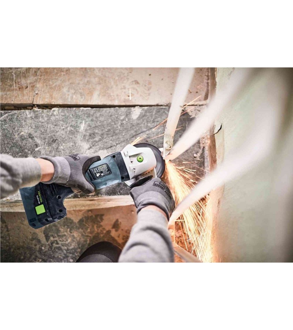 Festool Cordless angle grinder AGC 18-125 EB-Basic, KAINA BE PVM: 400.61043, KODAS: 576825 | 009