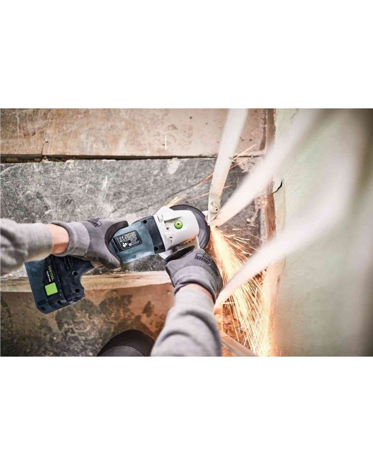 Festool Cordless angle grinder AGC 18-125 EB-Basic, KAINA BE PVM: 400.61043, KODAS: 576825 | 009