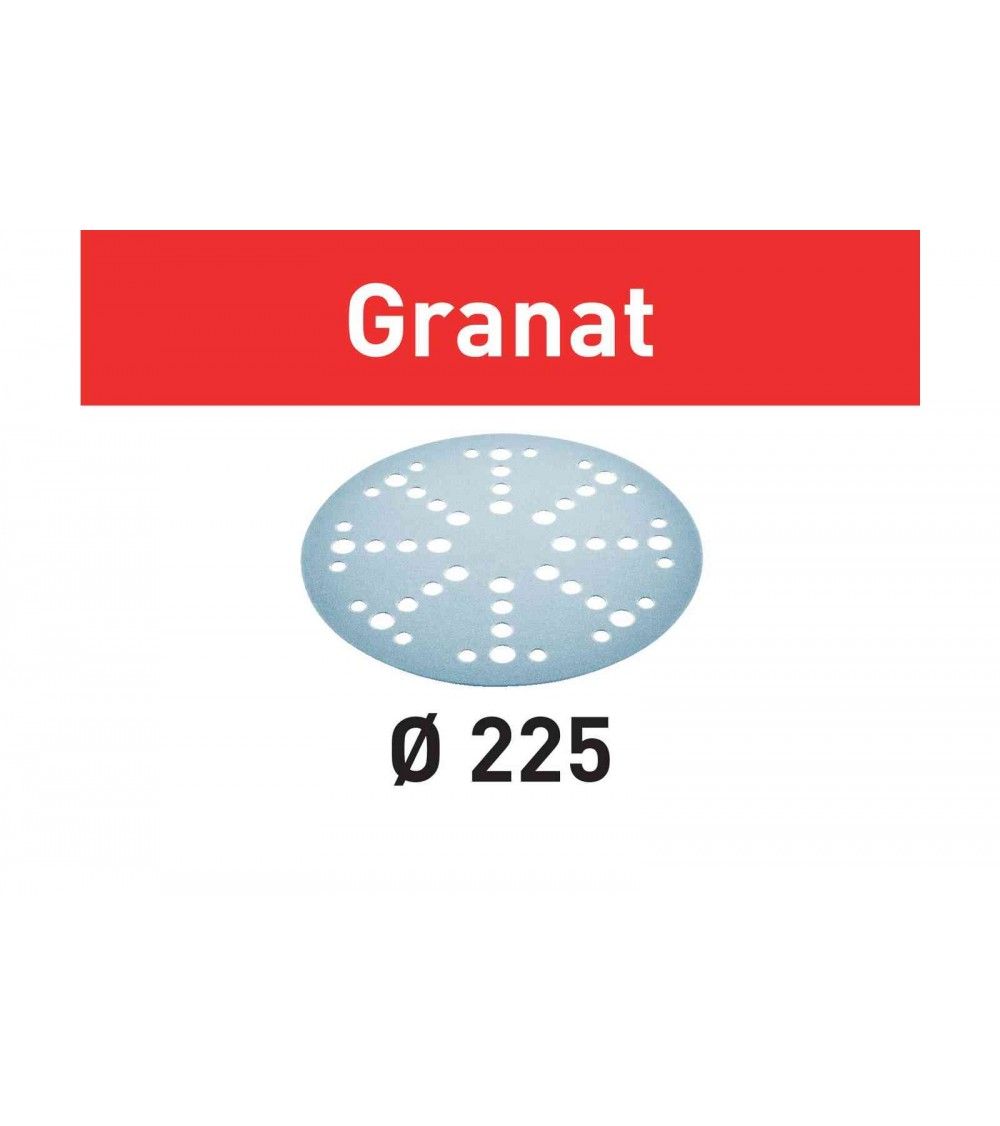 Festool Abrasive sheet STF D225/48 P60 GR/25 Granat, KAINA BE PVM: 58.194, KODAS: 205654 | 001