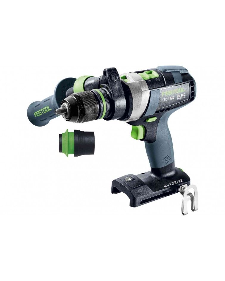 Festool Akumuliatorinis kalantis gręžtuvas-suktuvas QUADRIVE TPC 18/4 I-Basic, KAINA BE PVM: 306.522, KODAS: 575604 | 002