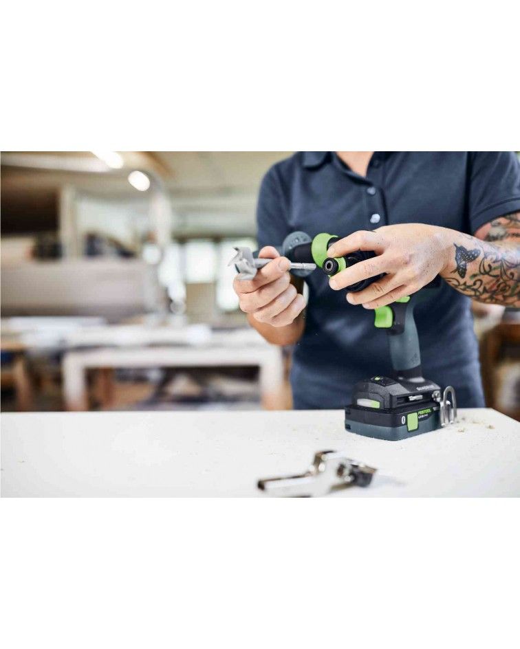 Festool Cordless percussion drill TPC 18/4 I-Basic QUADRIVE, KAINA BE PVM: 306.522, KODAS: 575604 | 003