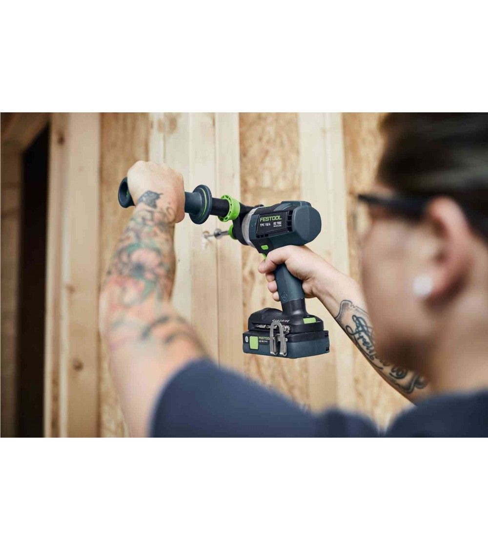 Festool Akumuliatorinis kalantis gręžtuvas-suktuvas QUADRIVE TPC 18/4 I-Basic, KAINA BE PVM: 306.522, KODAS: 575604 | 005