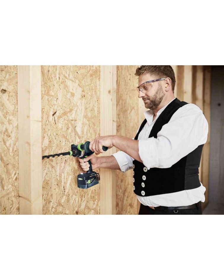 Festool Cordless percussion drill TPC 18/4 I-Basic QUADRIVE, KAINA BE PVM: 306.522, KODAS: 575604 | 007