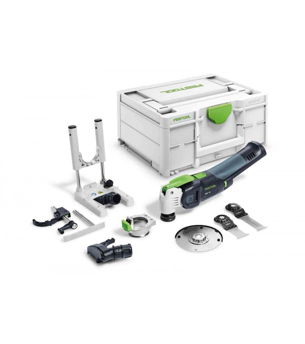 Festool Cordless oscillator OSC 18 E-Basic-Set VECTURO, KAINA BE PVM: 564.489, KODAS: 576592 | 001