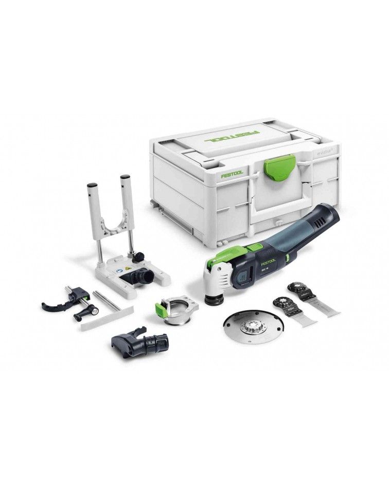 Festool Akumuliatorinis daugiafunkcis pjovimo įrankis VECTURO OSC 18 E-Basic-Set, KAINA BE PVM: 564.489, KODAS: 576592 | 001