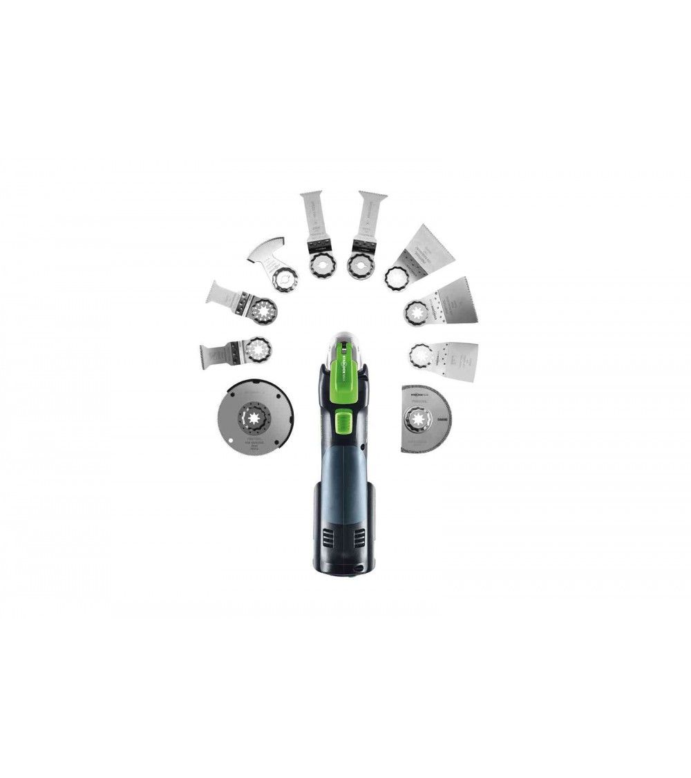 Festool Cordless oscillator OSC 18 E-Basic-Set VECTURO, KAINA BE PVM: 564.489, KODAS: 576592 | 009