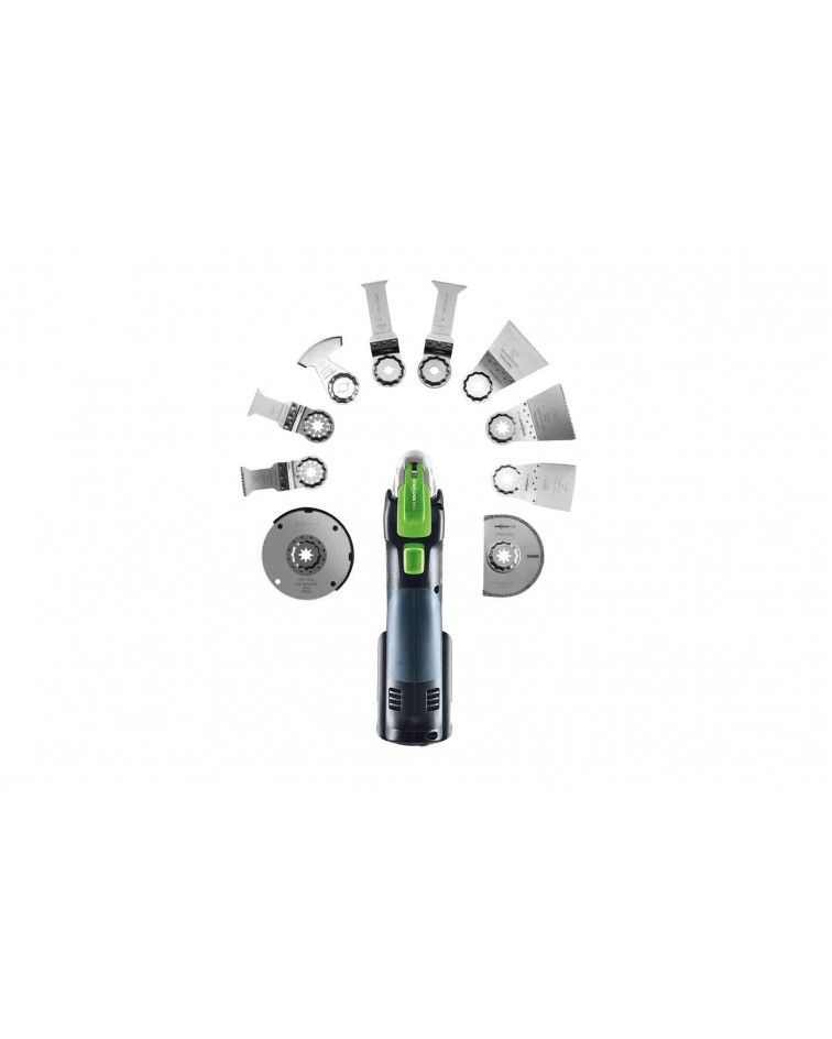 Festool Cordless oscillator OSC 18 E-Basic-Set VECTURO, KAINA BE PVM: 564.489, KODAS: 576592 | 009