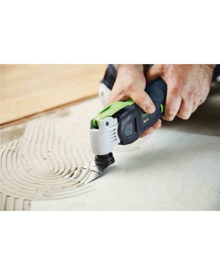 Festool Akumuliatorinis daugiafunkcis pjovimo įrankis VECTURO OSC 18 E-Basic-Set, KAINA BE PVM: 564.489, KODAS: 576592 | 0010