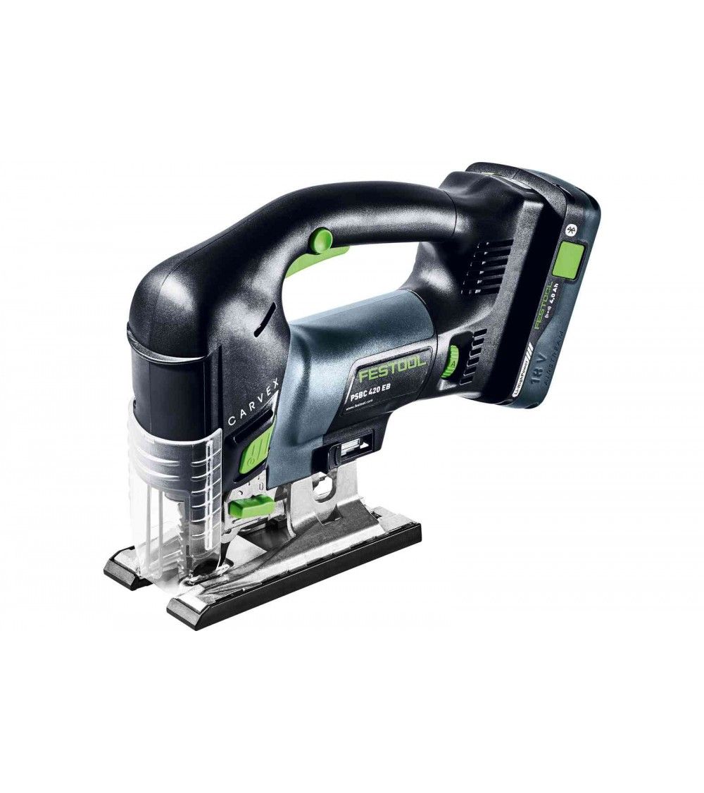 Festool Cordless pendulum jigsaw PSBC 420 HPC 4,0 EBI-Plus CARVEX, KAINA BE PVM: 526.599, KODAS: 576532 | 002