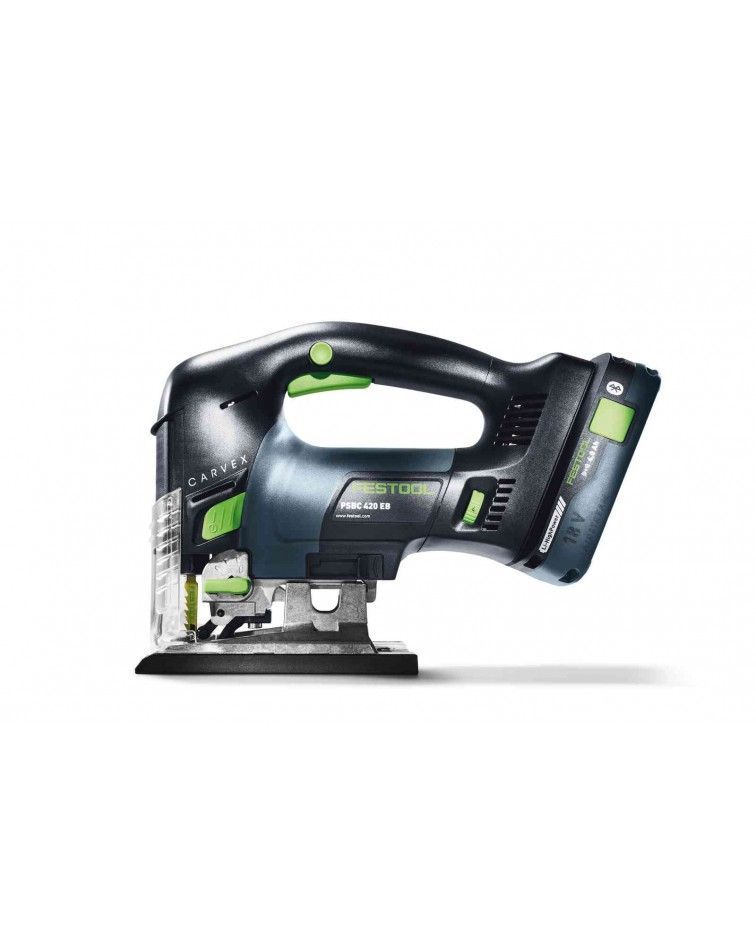 Festool Cordless pendulum jigsaw PSBC 420 HPC 4,0 EBI-Plus CARVEX, KAINA BE PVM: 526.599, KODAS: 576532 | 003