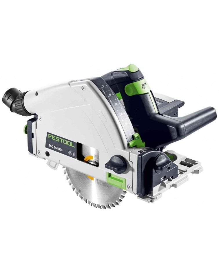 Festool Akumuliatorinis įgilinamasis diskinis pjūklas TSC 55 KEB-Basic x2-5,0 Ah, KAINA BE PVM: 668.11239, KODAS: 576712 | 002