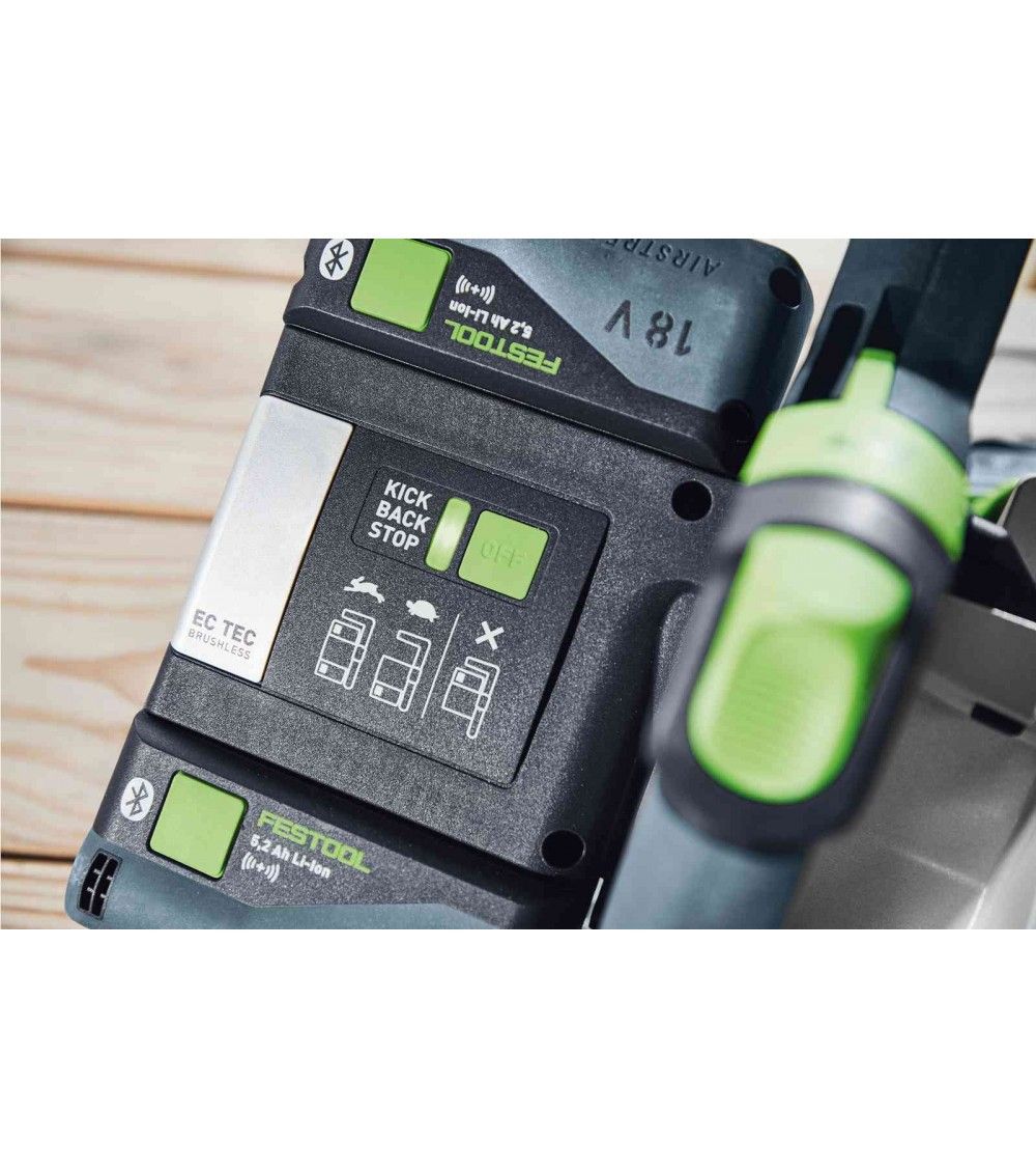 Festool Akumuliatorinis įgilinamasis diskinis pjūklas TSC 55 KEB-Basic x2-5,0 Ah, KAINA BE PVM: 668.11239, KODAS: 576712 | 003