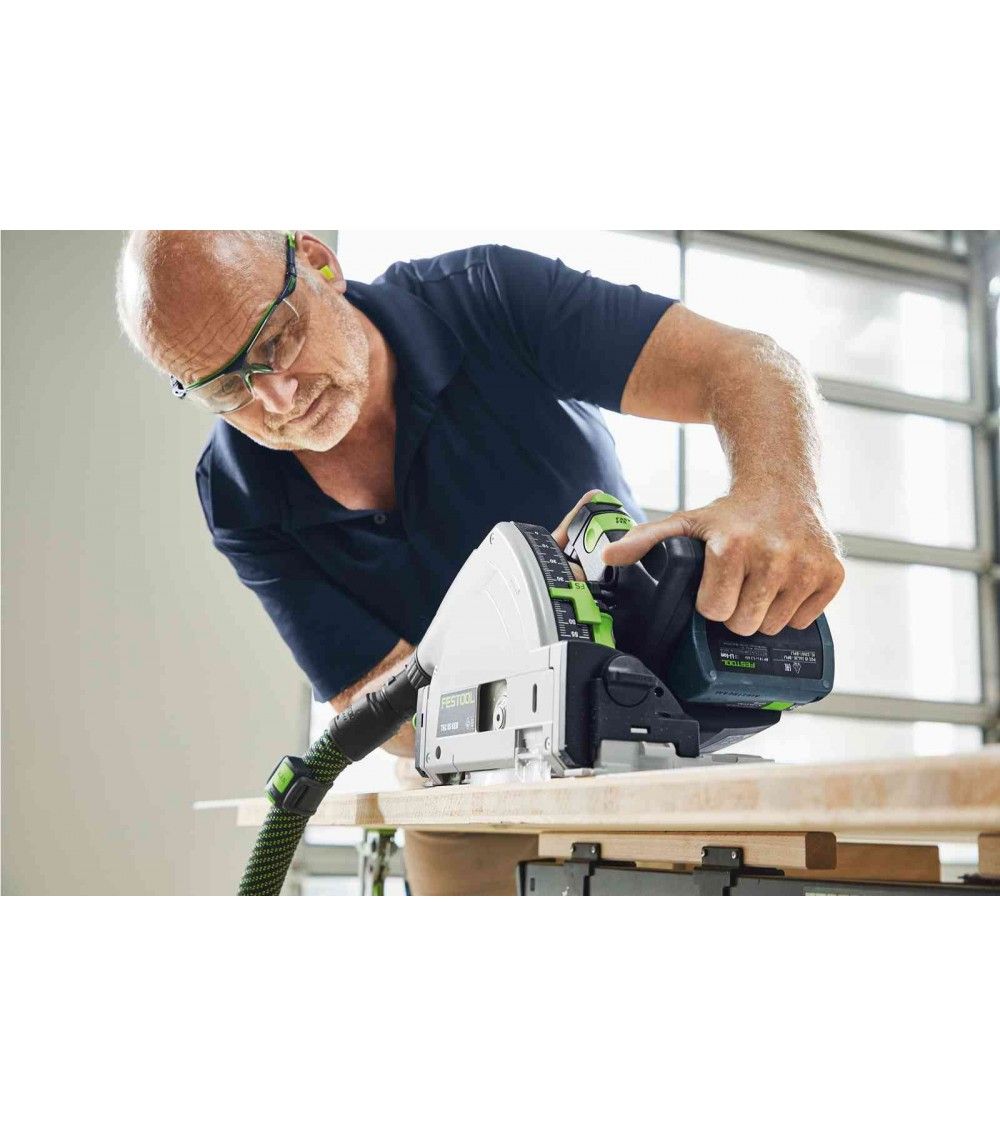 Festool Akumuliatorinis įgilinamasis diskinis pjūklas TSC 55 KEB-Basic x2-5,0 Ah, KAINA BE PVM: 668.11239, KODAS: 576712 | 005