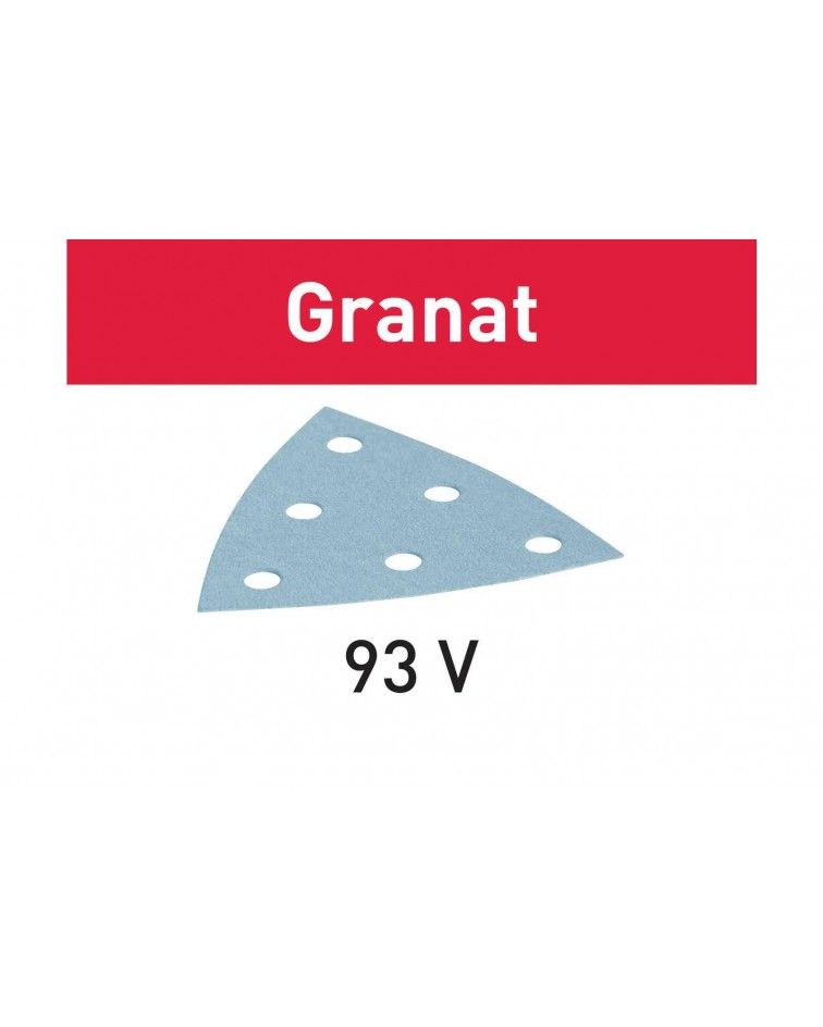 Festool Sanding disc STF V93/6 P80 GR/50 Granat, KAINA BE PVM: 23.652, KODAS: 497392 | 001