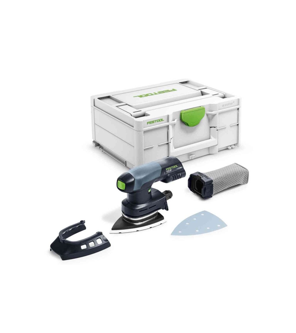 Festool Аккумуляторная дельтавидная шлифовальная машинка DTSC 400-Basic, KAINA BE PVM: 313.605, KODAS: 577507 | 008