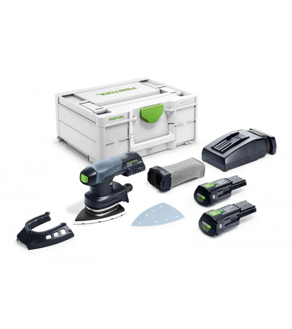 Festool Cordless delta sander DTSC 400 3,0 I-Plus, KAINA BE PVM: 520.893, KODAS: 577508 | 001