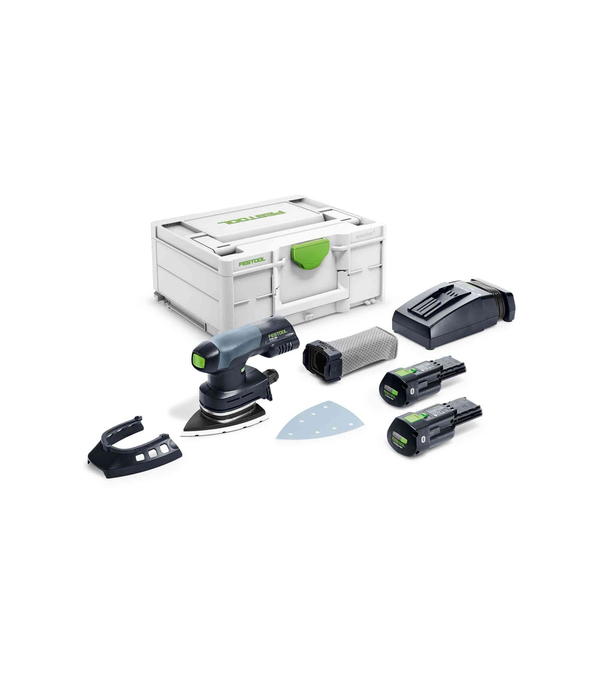 Festool Cordless delta sander DTSC 400 3,0 I-Plus, KAINA BE PVM: 520.893, KODAS: 577508 | 001