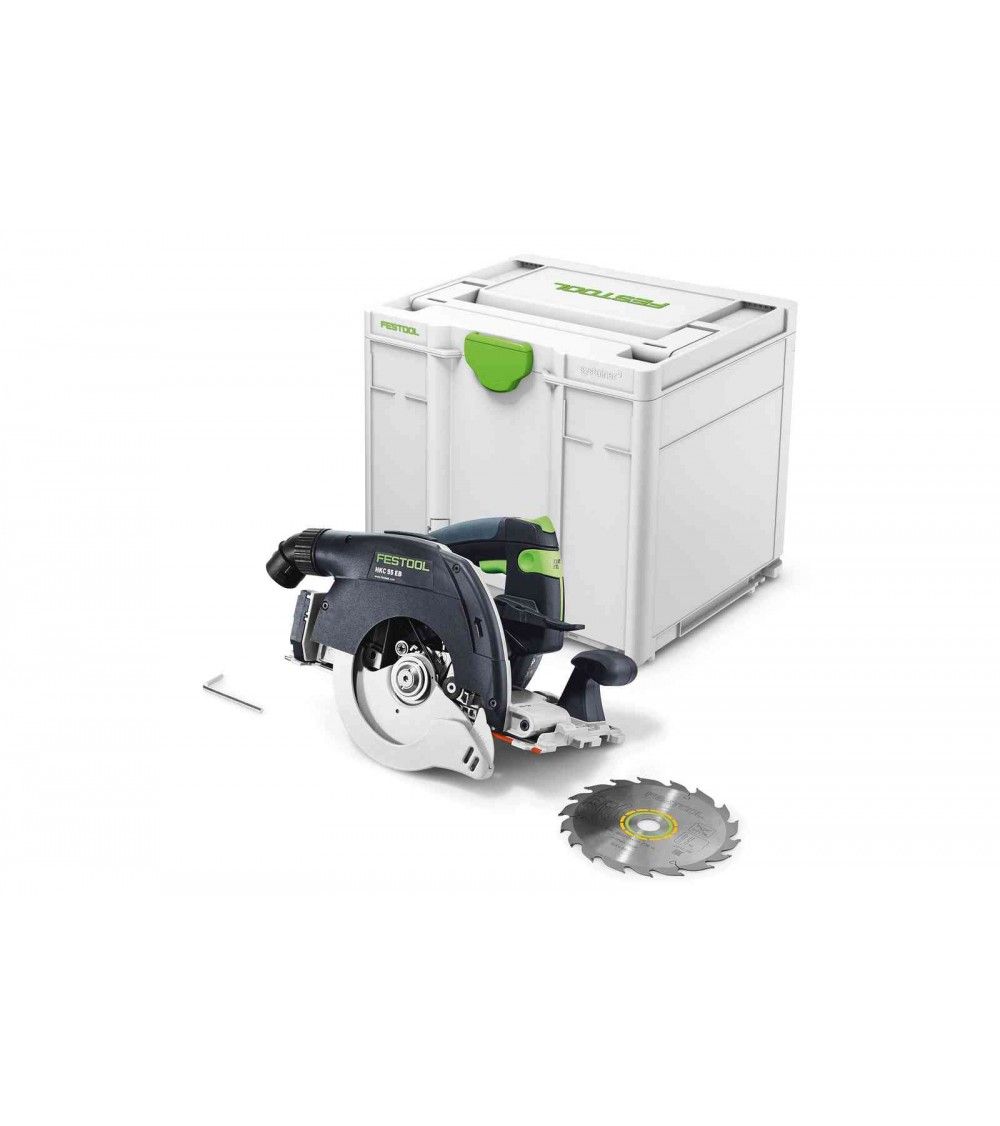 Festool Cordless circular saw HKC 55 EB-Basic, KAINA BE PVM: 389.7, KODAS: 576163 | 001