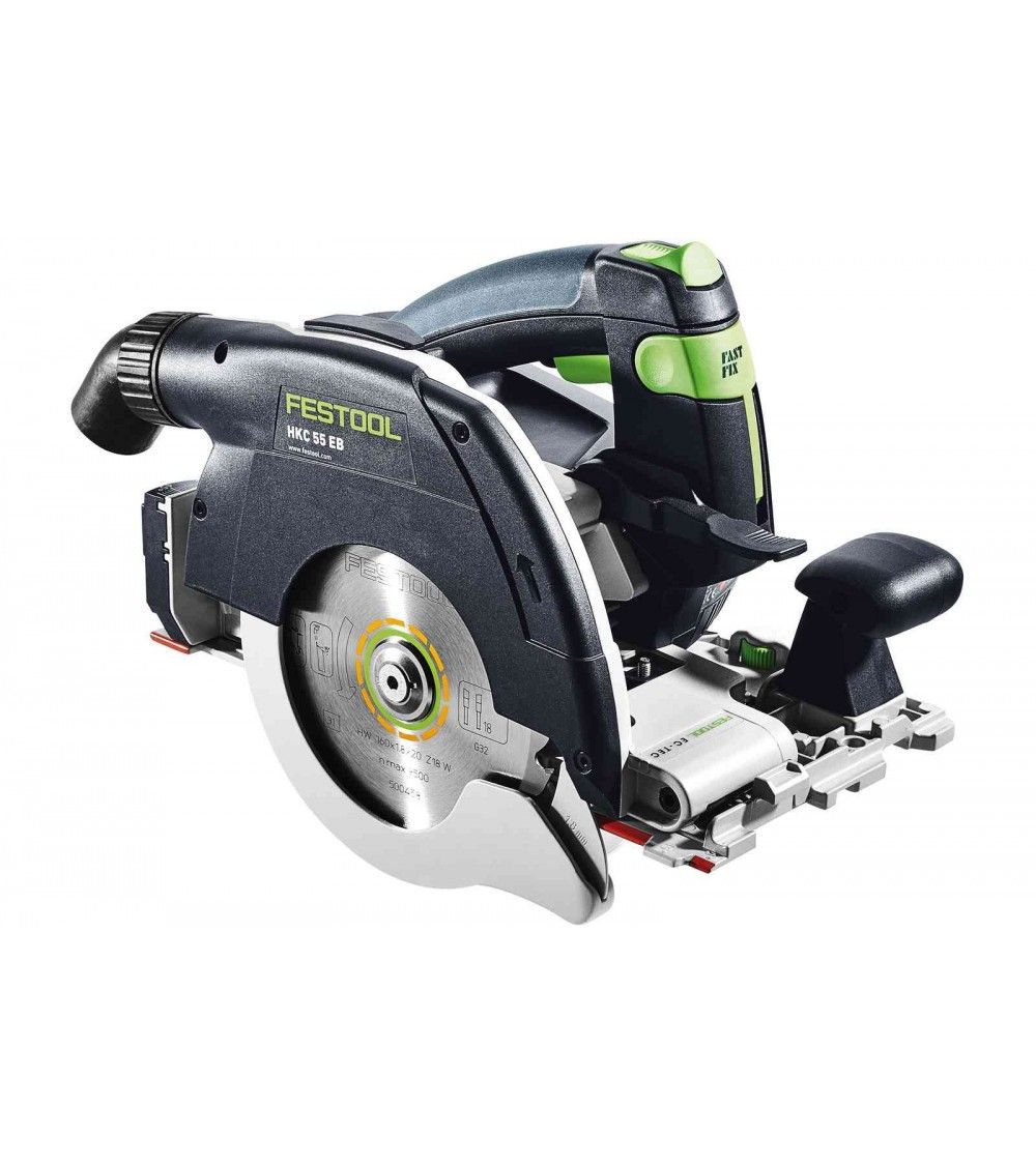 Festool Akumuliatorinis rankinis diskinis pjūklas HKC 55 EB-Basic, KAINA BE PVM: 389.7, KODAS: 576163 | 002