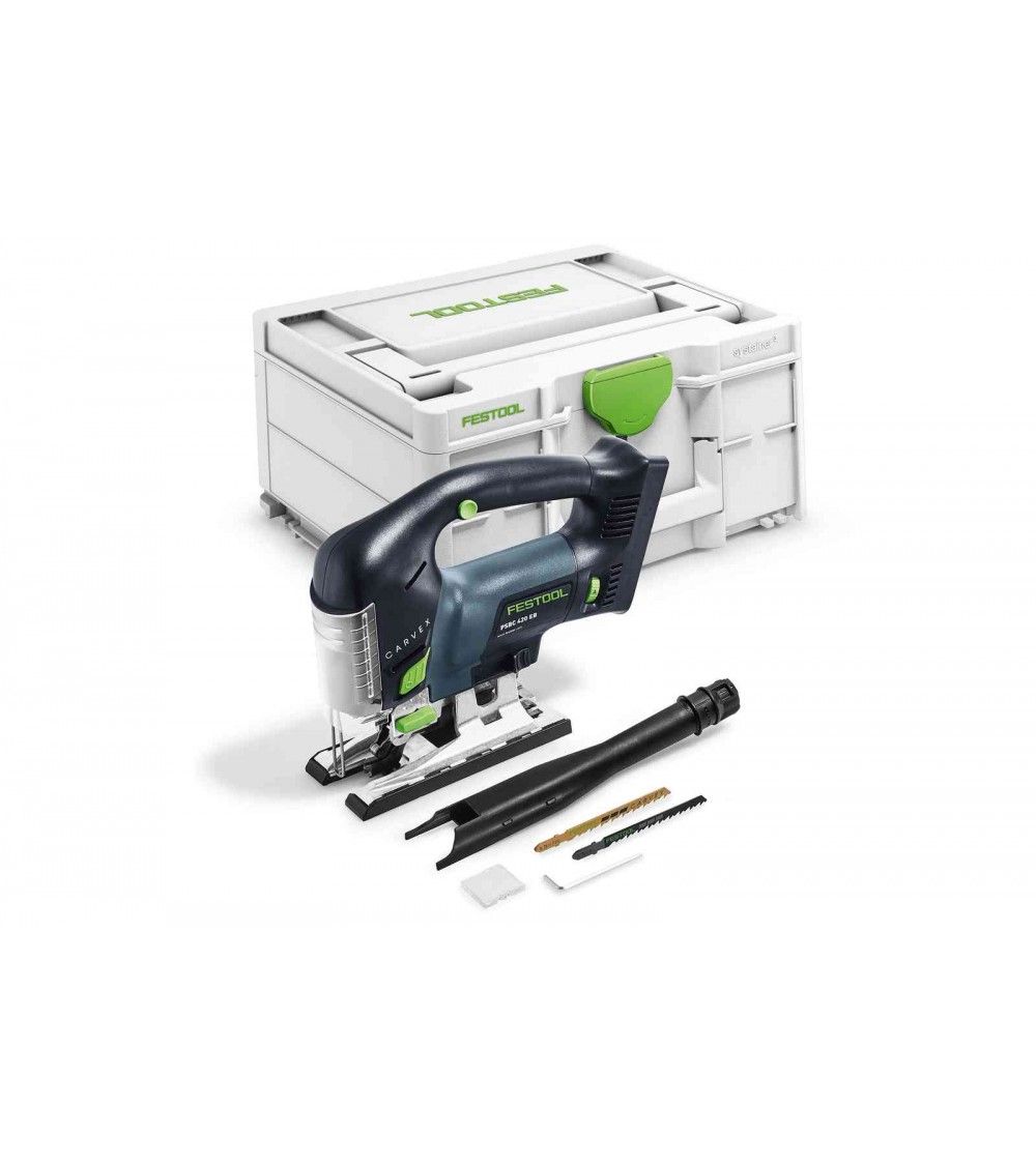 Festool Cordless pendulum jigsaw PSBC 420 EB-Basic CARVEX, KAINA BE PVM: 367.074, KODAS: 576530 | 001