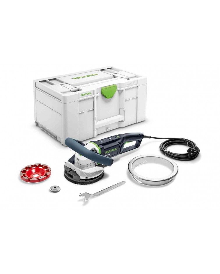 Festool Betoninių paviršių šlifuoklis RENOFIX RG 130 E-Set DIA ABR, KAINA BE PVM: 970.641, KODAS: 576396 | 001