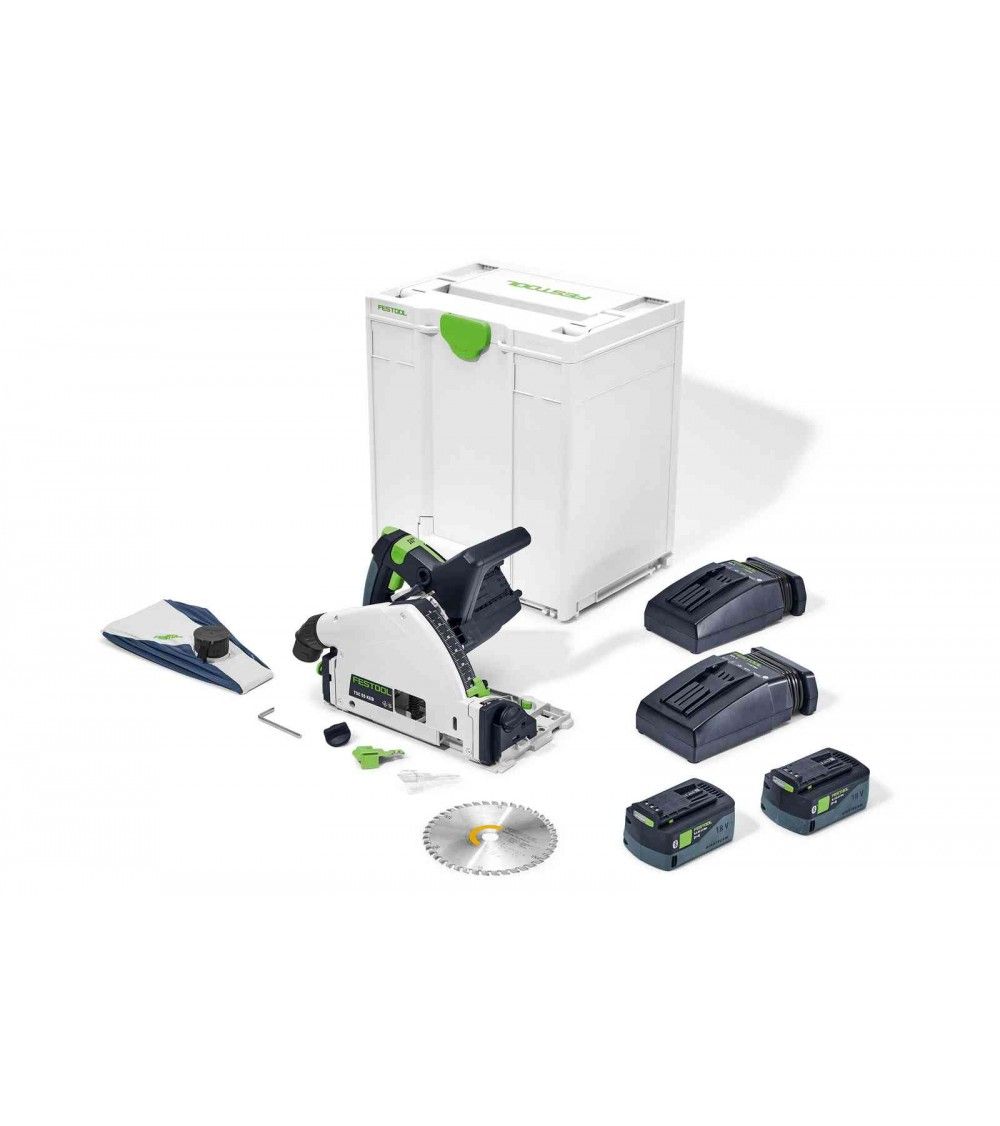 Festool Akumuliatorinis įgilinamasis diskinis pjūklas TSC 55 5,0 KEBI-Plus/XL, KAINA BE PVM: 834.48, KODAS: 577342 | 002