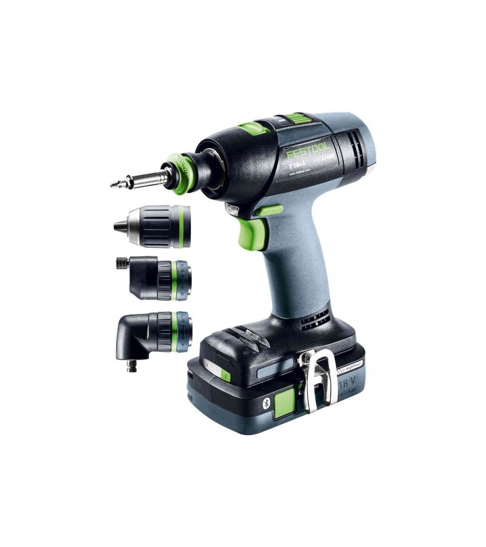 Festool Akumuliatorinis gręžtuvas-suktuvas T 18+3 HPC 4,0 I-Set, KAINA BE PVM: 656.064, KODAS: 577609 | 002