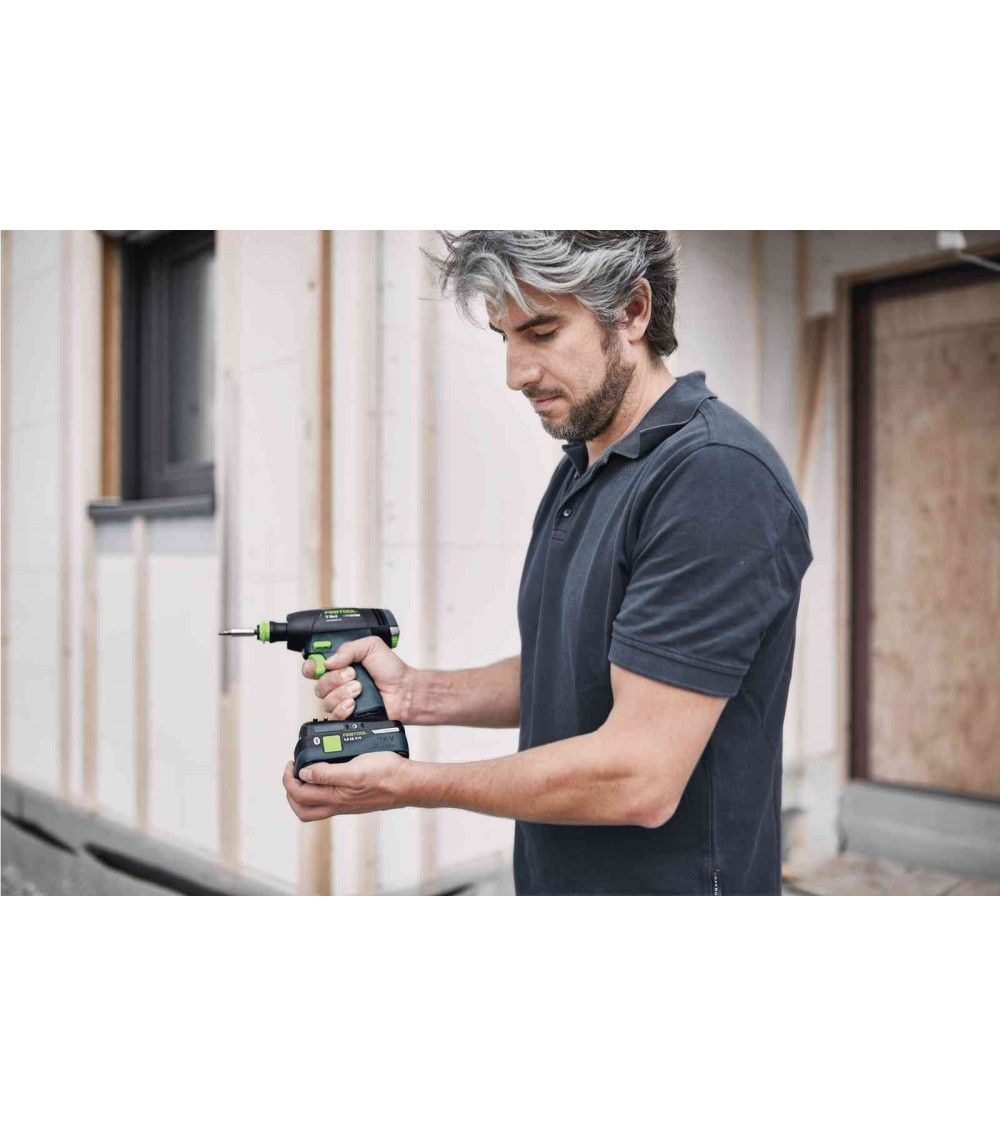 Festool Akumuliatorinis gręžtuvas-suktuvas T 18+3 HPC 4,0 I-Set, KAINA BE PVM: 656.064, KODAS: 577609 | 006