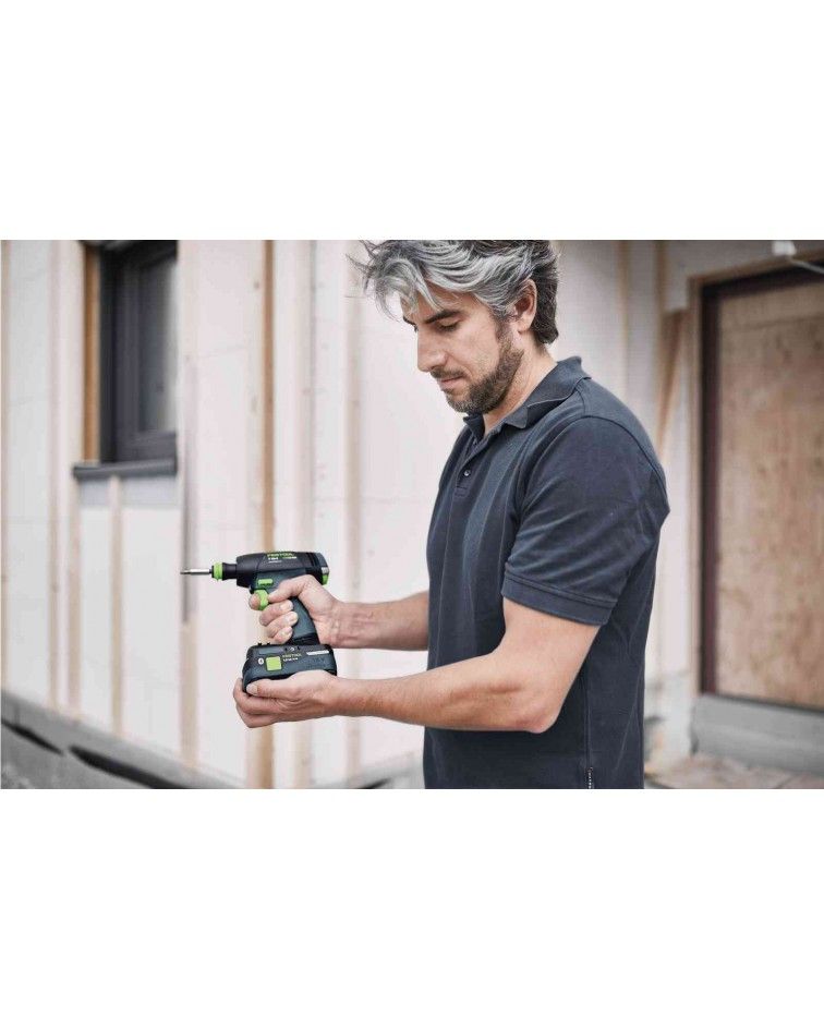 Festool Akumuliatorinis gręžtuvas-suktuvas T 18+3 HPC 4,0 I-Set, KAINA BE PVM: 656.064, KODAS: 577609 | 006