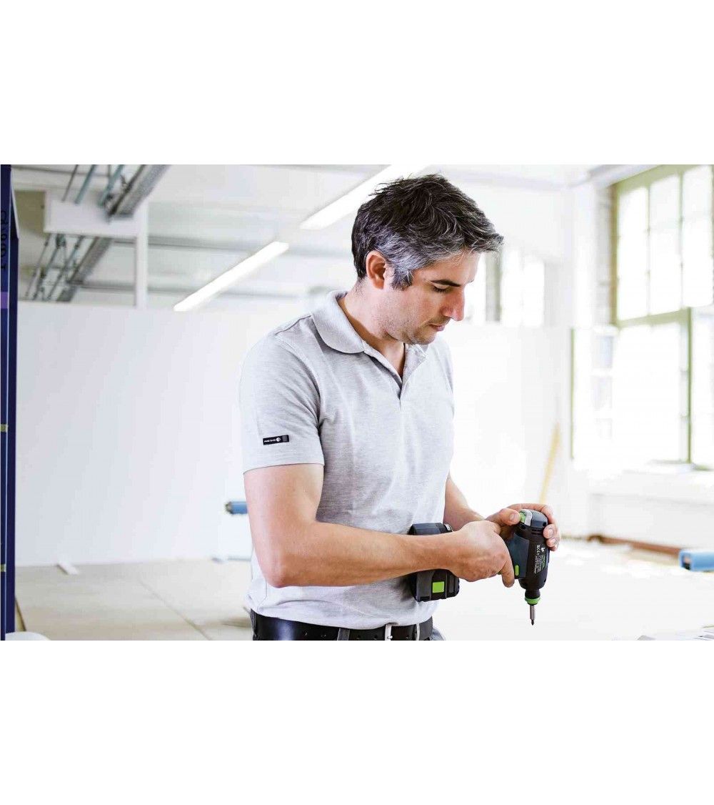 Festool Cordless drill T 18+3 HPC 4,0 I-Set, KAINA BE PVM: 656.064, KODAS: 577609 | 007