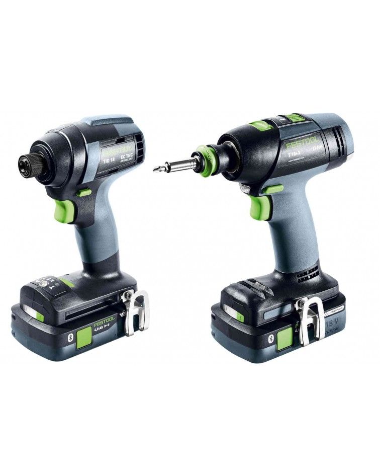 Festool Akumuliatorinių įrankių rinkinys sukimo ir gręžimo darbams TID 18 HPC 4,0 I-Set T18, KAINA BE PVM: 759.006, KODAS: 57724