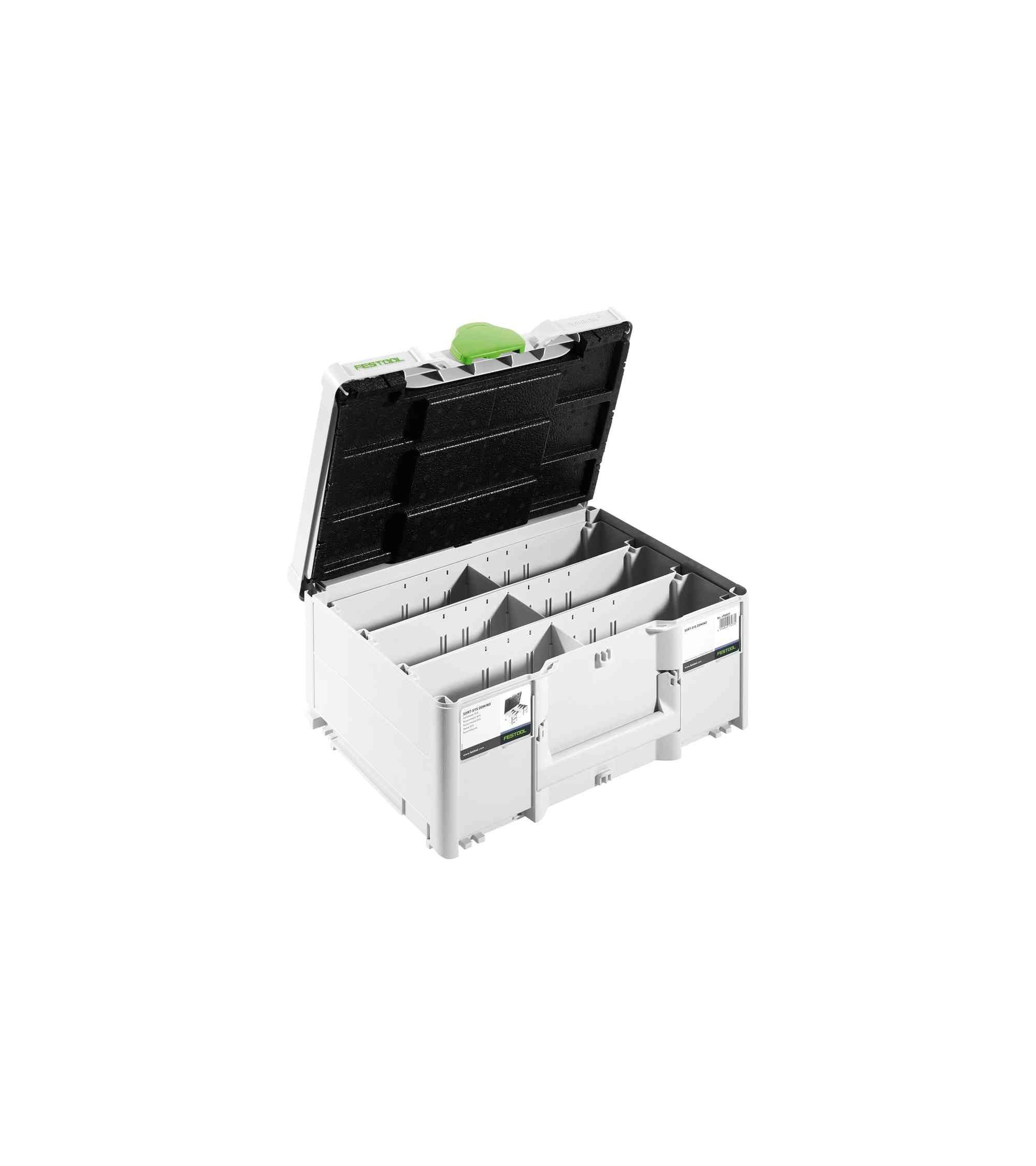 Festool Systainer³ SORT-SYS3 M 187 DOMINO, KAINA BE PVM: 86.472, KODAS: 576793 | 001