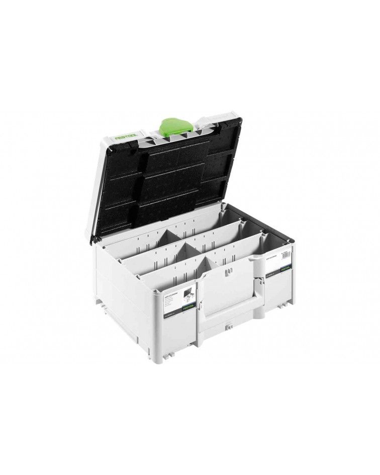 Festool Systainer³ SORT-SYS3 M 187 DOMINO, KAINA BE PVM: 86.472, KODAS: 576793 | 001