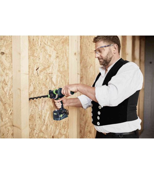 Festool Аккумуляторная ударная дрель-шуруповёрт TPC 18/4 5,0/4,0 I-Set QUADRIVE, KAINA BE PVM: 725.355, KODAS: 577621 | 007