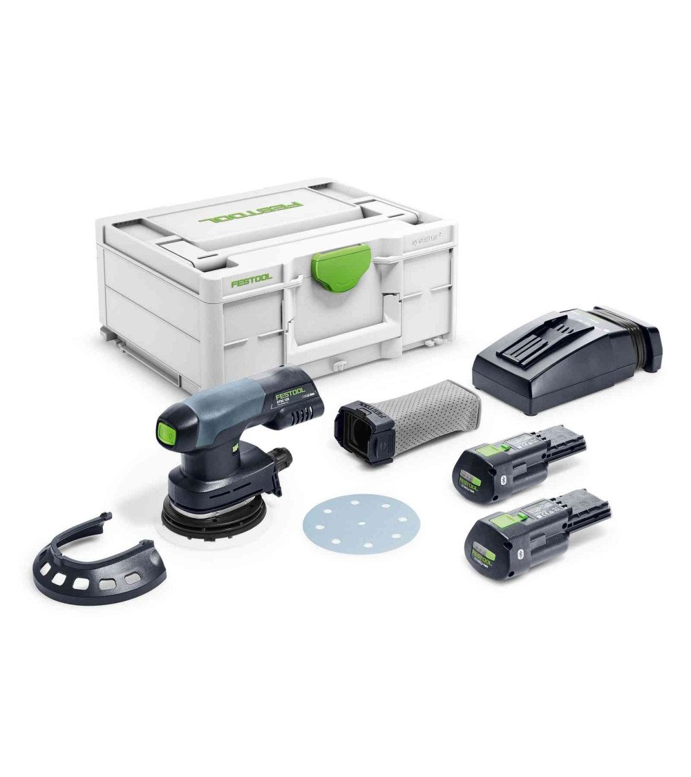Festool Аккумуляторная эксцентриковая шлифовальная машинка ETSC 125 3,0 I-Plus, KAINA BE PVM: 520.893, KODAS: 577694 | 001