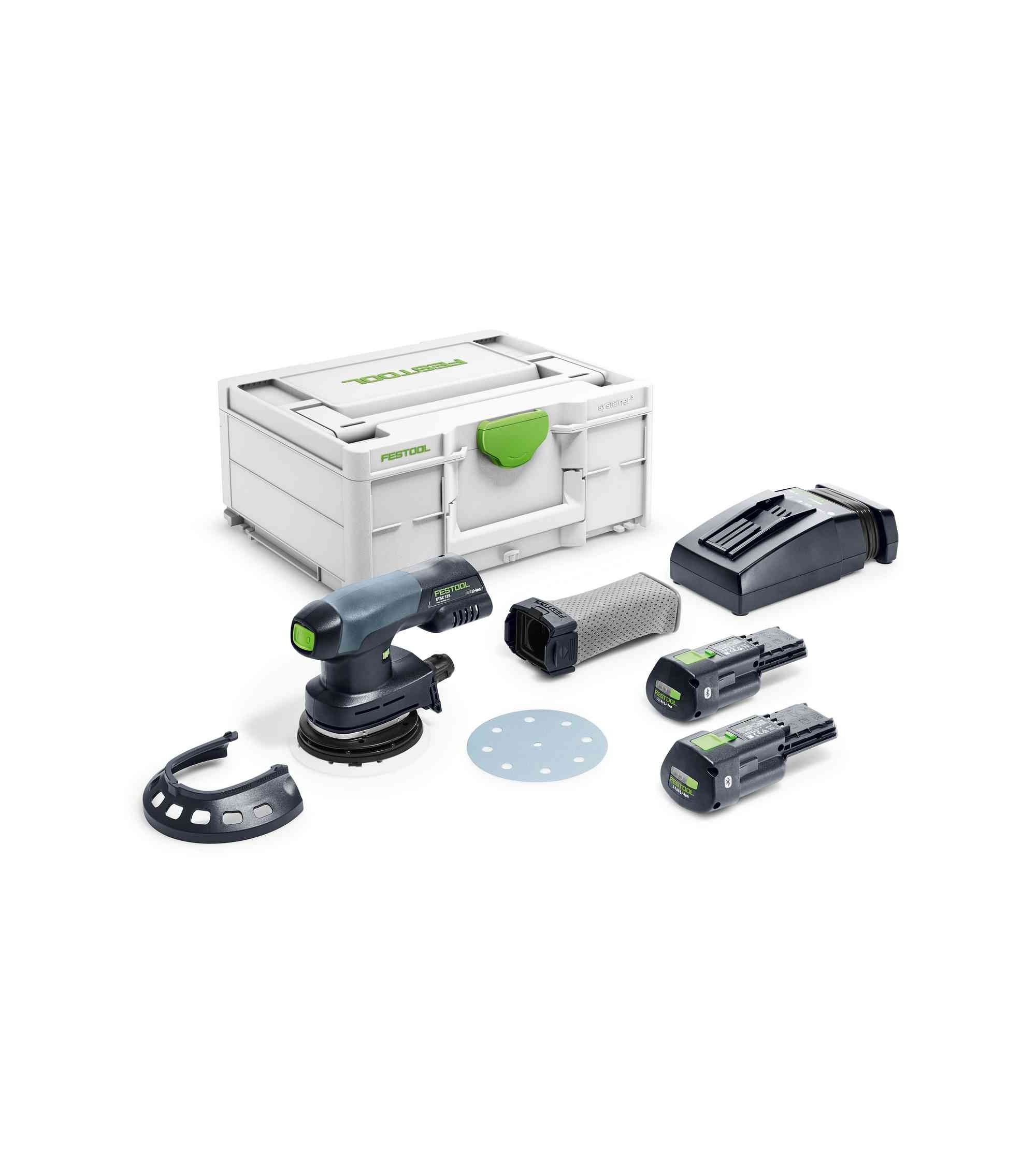 Festool Akumuliatorinis ekscentrinis šlifuoklis ETSC 125 3,0 I-Plus, KAINA BE PVM: 520.893, KODAS: 577694 | 001