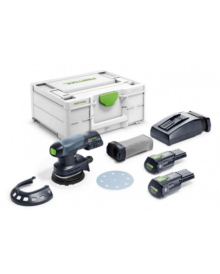 Festool Akumuliatorinis ekscentrinis šlifuoklis ETSC 125 3,0 I-Plus, KAINA BE PVM: 520.893, KODAS: 577694 | 001